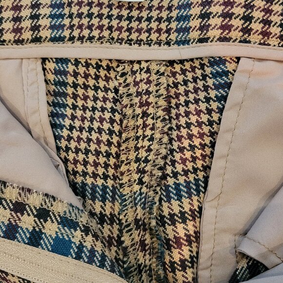 Veronica Beard | Cormac Plaid Wool Blend Trousers Size 0 - Picture 3 of 8